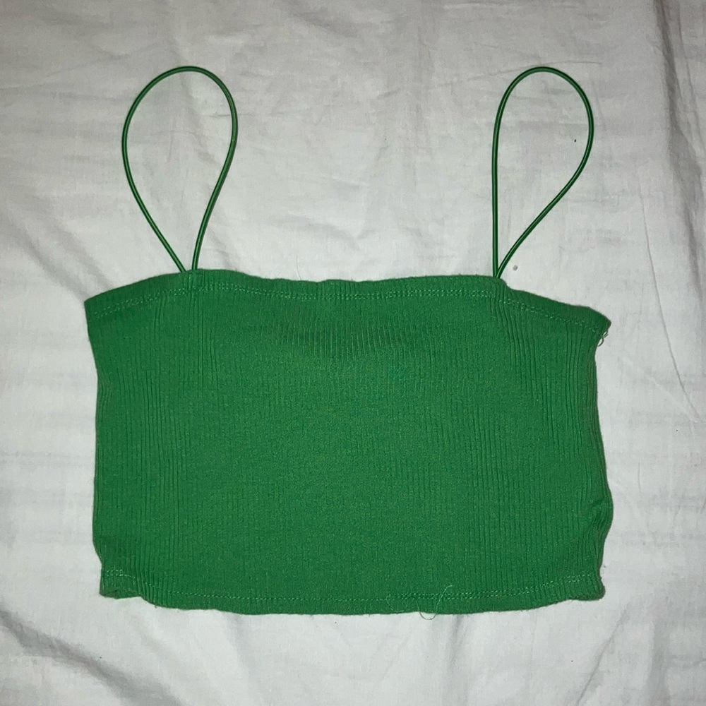 Green tube top